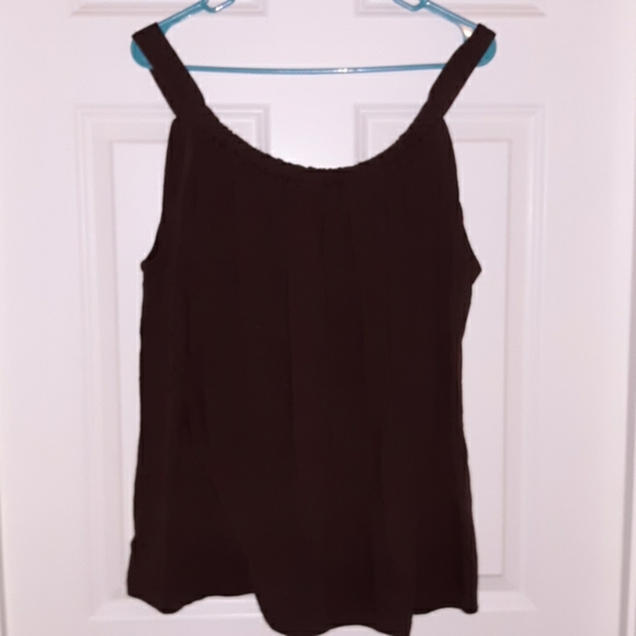 Cato Tops - 💥2/$10 bundle Cato dark brown tank size 22/24
